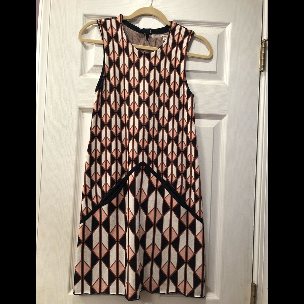 Rachel Roy geometric print shift dress